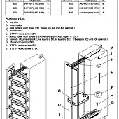 Колонна выдвижная колонна выдвижная-поворотная encanto в базу на 400 мм, серый