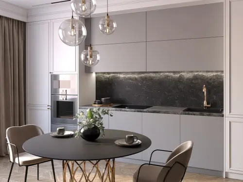 Столешницы ДСП SLOTEX столешница black frosty marble, slotex 2u 40, 1200, 3000