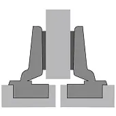 Комплекты Hettich "Intermat" петля hettich intermat полунакладная 110° push to open, d1,5 (евровинты)