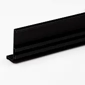 GOLA Rehau Черный матовый ручка-профиль gola l-образная, premium line, 4100мм, черный матовый