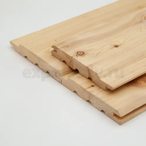 сорт С имитация бруса лиственница 21*130*4000мм сорт с (нф)