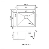 Мойки кухонные Avivacom мойка кухонная avivacom модель ng5045, нано золото