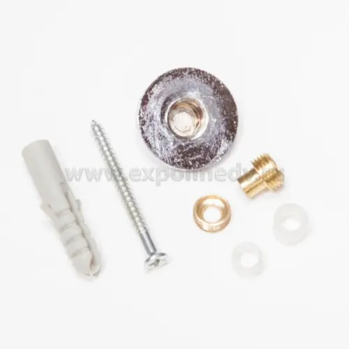 Фурнитура для стекла (Китай) крепление зеркала конус d21мм, хром