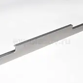 Профиль для стекла профиль-ручка mf 31, 2850мм, инокс, паз под п уплотнитель