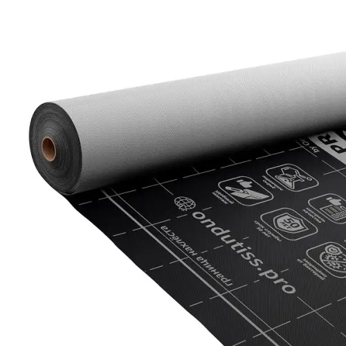 Теплоизоляция, мембраны мембрана строительная супердиффузионная ондутис про ам130, 75м2