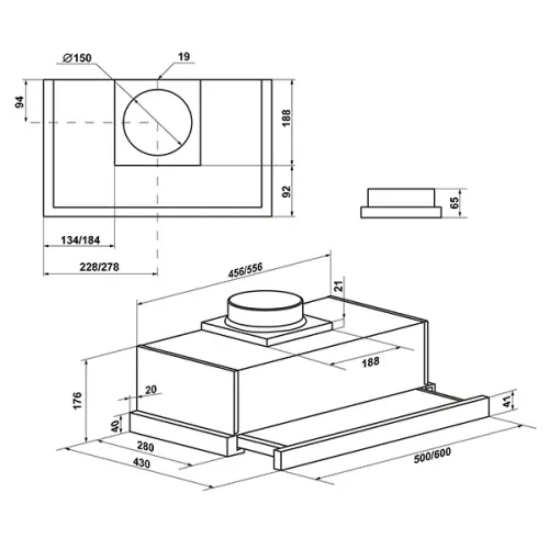 Вытяжка MAUNFELD VS FAST 60 Белый, 850 м³/час Вытяжки кухонные Maunfeld вытяжка maunfeld vs fast 60 белый, 850 м³/час