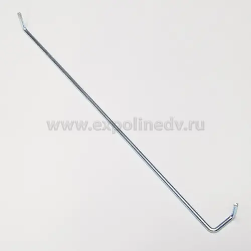 Полкодержатели держатель г-образный 300x25мм, левый, хром