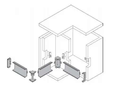 GOLA Rehau Серебро ручка-профиль gola с-образная, premium line, 4100мм, анодированный