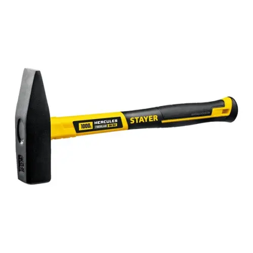 Молоток слесарный STAYER Hercules с фиберглассовой рукояткой, 1000 г Молотки, Киянки молоток слесарный stayer hercules с фиберглассовой рукояткой, 1000 г