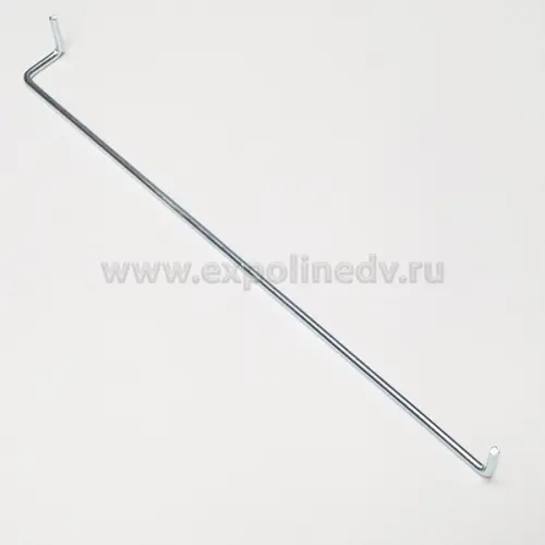 Полкодержатели держатель г-образный 300x25мм, правый, хром