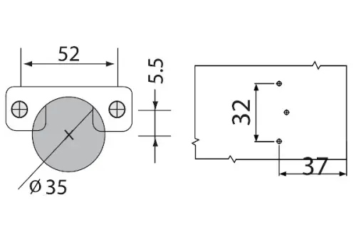 Петли мебельные Samsung IREX (Корея) петля samsung irex вкладная 110°, с доводчиком, с мп