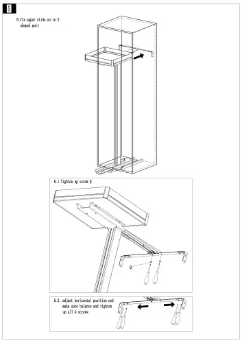 Выдвижные системы для кухонных пеналов колонна выдвижная aircraft в базу на 450 мм, серый