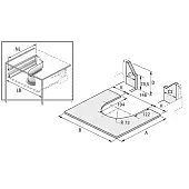 Комплектующие для InnoTech Atira u-образная стенка для ящика innotech atira под мойку, антрацит