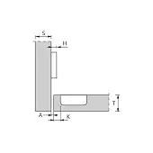 Петли мебельные DTC Pivot Star (New) петля мебельная dtc pivot-star вкладная 95°, 45мм, anyway-clip, с доводчиком