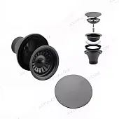 Мойки кухонные Avivacom мойка кухонная avivacom модель nb4444, нано черный