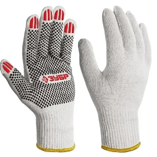 Средства защиты (перчатки, маски) перчатки трикотажные с пвх покрытием