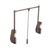 Пантографы пантограф для шкафа 764-1064 мм, с круглой ручкой, серый