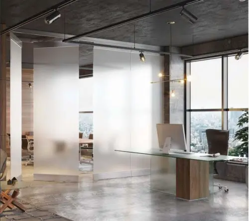 Стекло интерьерное AGC  стекло matelux crystalvision, 4мм (1605*2550) (продажа кратно 0,5 листа)