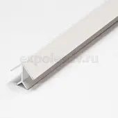 Комплектующие к стеновым панелям планка мщ угловая соединительная (ёлочка) 6мм, белая