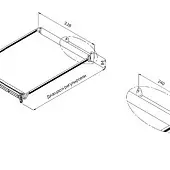 Корзины для хранения рама для корзины vibo 41/55*360 