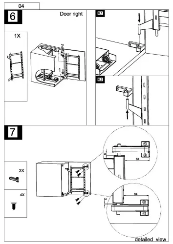 Выдвижные системы для кухонных пеналов мини буфет encanto в базу 450 мм, серый