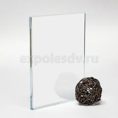 Стекло Extra Clear  стекло extra clear, 10мм (2140*3660) китай (продажа кратно 0,5 листа)