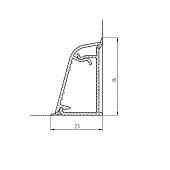 Бортики для столешниц бортик для столешницы twinc blanco marble 4,2 м