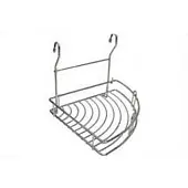 Рейлинги Хром полка угловая на рейлинг 274х310х240мм, хром