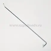 Полкодержатели держатель г-образный 300x25мм, правый, хром