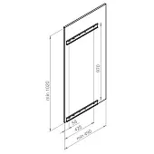 Обувницы обувница выдвижная четырехъярусная umm 315*480*1015мм, черная