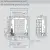 Комплект ящика DTC Dragon Box, Push to Open, NL-450*84,5 мм (2 рейлинга), белый Ящики DTC комплект ящика dtc dragon box, push to open, nl-450*84,5 мм (2 рейлинга), белый