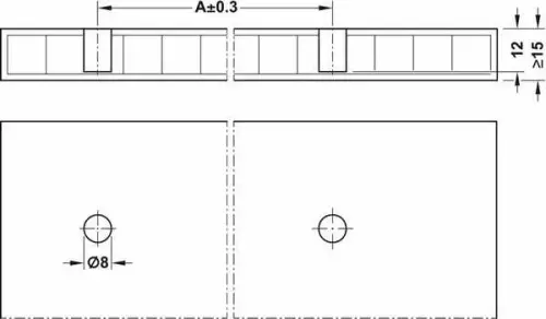 Стяжка Hafele Ixconnect SC 8x60мм Hafele Ixconnect стяжка hafele ixconnect sc 8x60мм