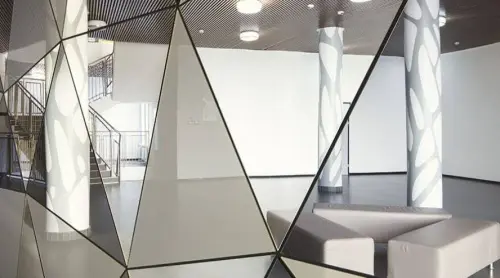 Зеркало AGC  зеркало mirox 3g grey, влагостойкое, 4мм (1605*2550)