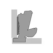 Петли мебельные Hettich (Германия) петля мебельная hettich sensys накладная 165°, с доводчиком, черный обсидиан