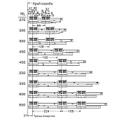 Ящики DTC комплект ящика dtc dragon box, с доводчиком, nl-500*84,5 мм, белый