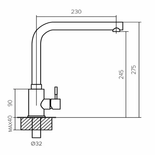 Смесители Polygran смеситель кухонный polygran спика, серый
