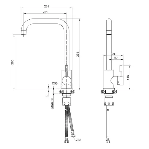 Смесители OLIVE'S смеситель olive's balear, нержавеющая сталь