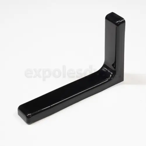 Полкодержатели полкодержатель 183х114х35мм, черный