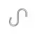 Крючок на рейлинг, одинарный, хром Рейлинги Хром крючок на рейлинг, одинарный, хром