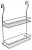 Полка для специй на рейлинг 358х85х305мм, двухъярусная, хром Рейлинги Хром полка для специй на рейлинг 358х85х305мм, двухъярусная, хром