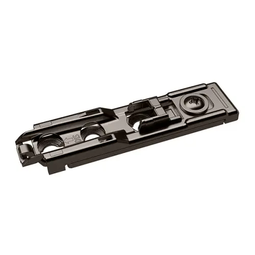 Петли мебельные Hettich (Германия) планка монтажная sensys, d3, с эксцентриком, черный обсидиан