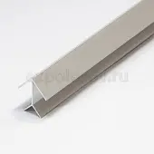 Комплектующие к стеновым панелям планка мщ угловая соединительная (ёлочка) 10мм, алюм.