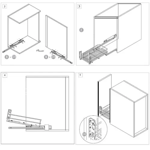 Сушки выдвижные сушка для посуды выдвижная sicilia, в модуль 450мм