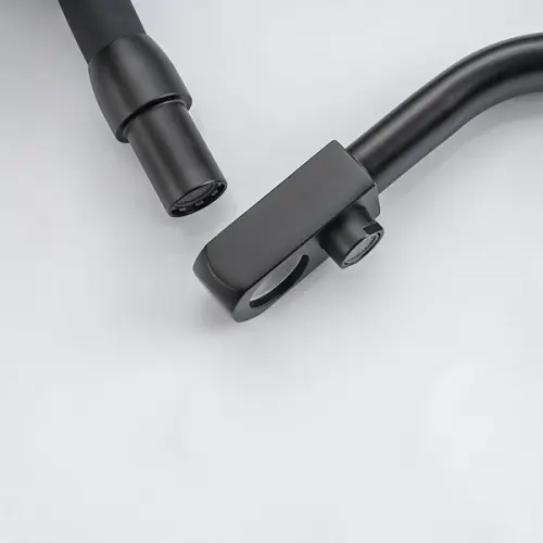 Смесители Avivacom смеситель кухонный avivacom с гибким изливом и фильтрацией, черный матовый