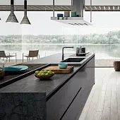 GOLA Rehau Черный матовый ручка-профиль gola с-образная, premium line, 4100мм, черный матовый