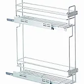 Бутылочницы бутылочница в базу 150 мм квадро-1 с доводчиком, левая