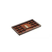 Полки сетчатые полка кожаная для аксессуаров и украшений 469*764 с доводчиком, серая