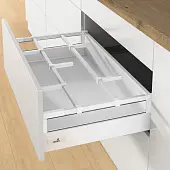 Кухонные органайзеры Hettich поперечный рейлинг orgastore 410 для atira, длина 600мм, белый