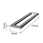 Ручки мебельные разные ручка-наклейка, черный
