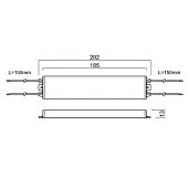 Блоки питания 12V, IP20, IP67 блок питания gls 60w, 12v, ip67